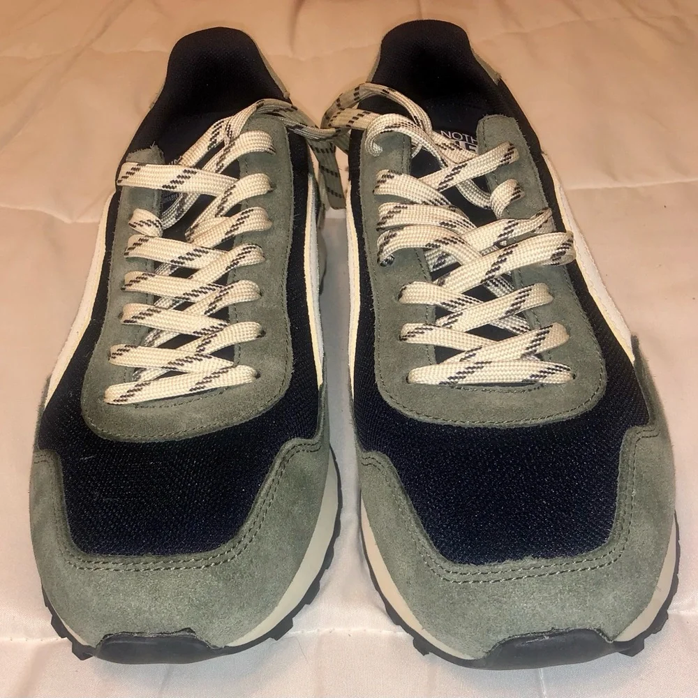 Nothing New Navy & Olive Green Men's Sneakers